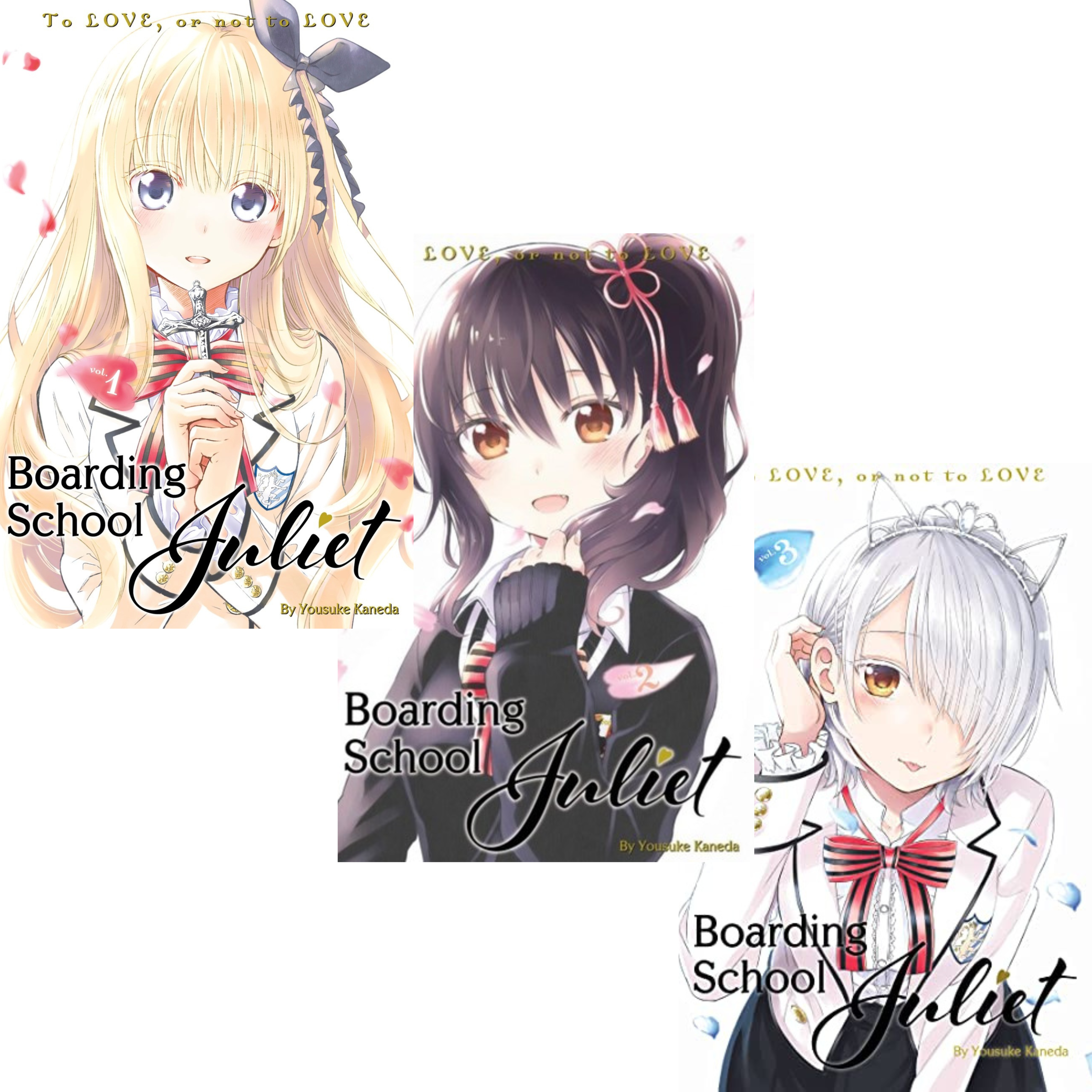 Boarding School Juliet Vol 1-3 Manga Bundle