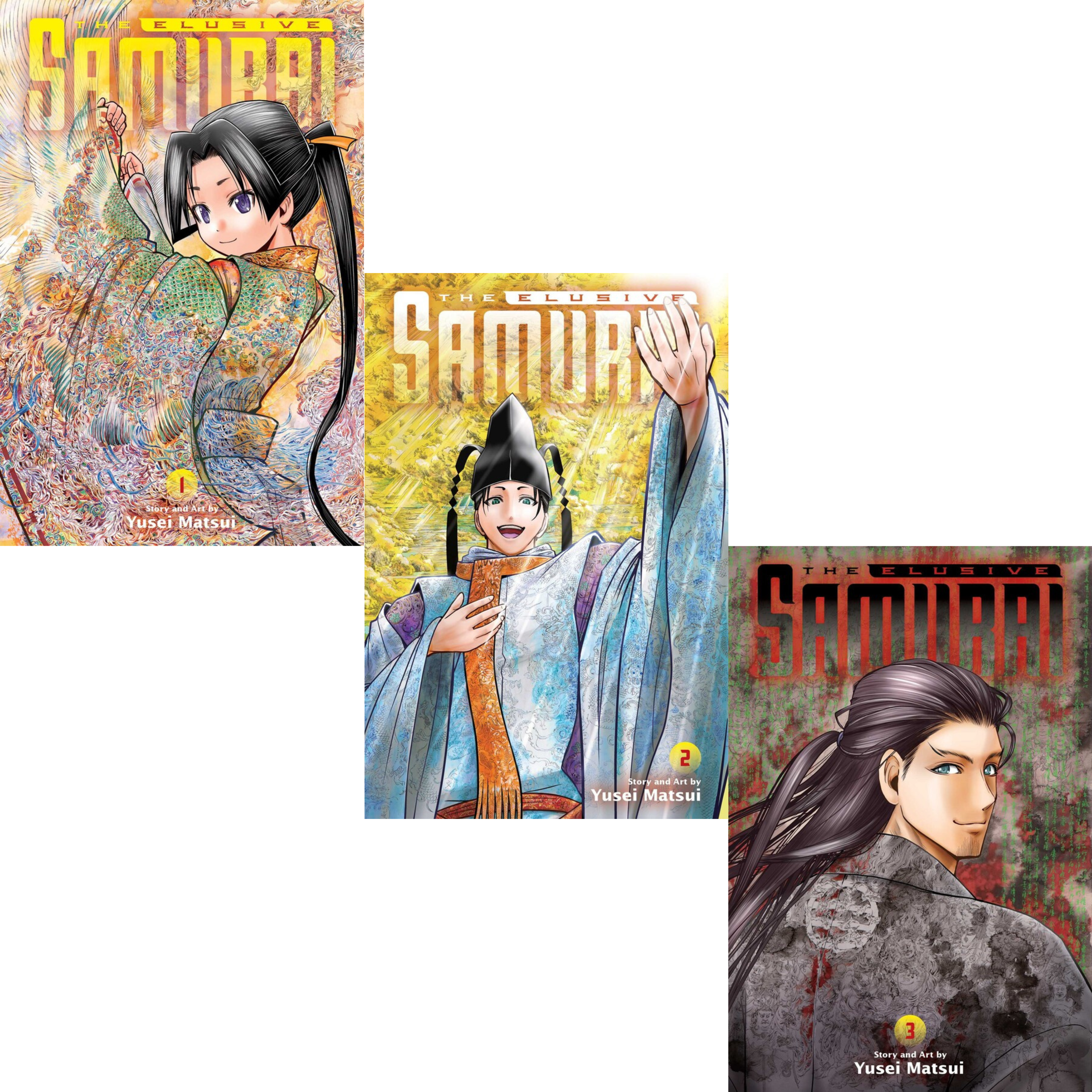 The Elusive Samurai Vol 1-3 Manga Bundle