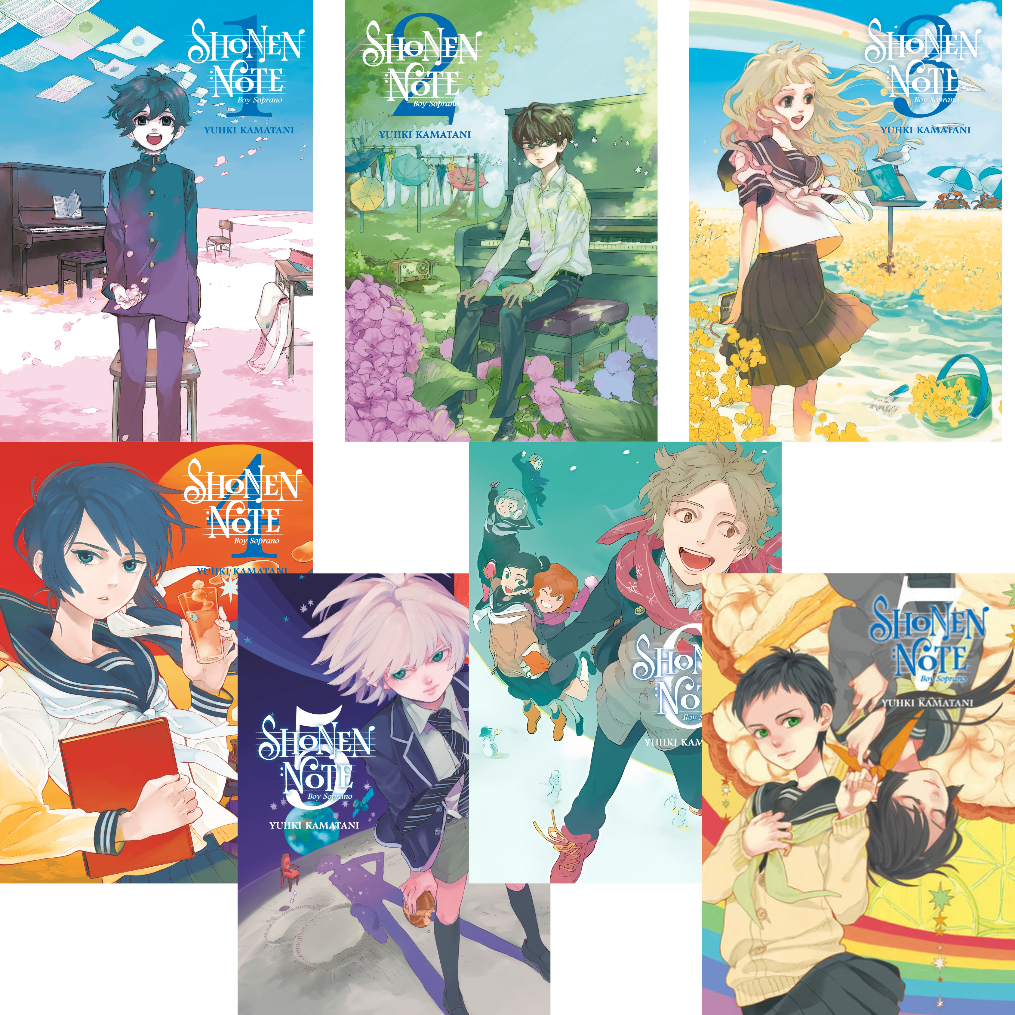 Shonen Note Boy Soprano Vol. 1-7 Bundle