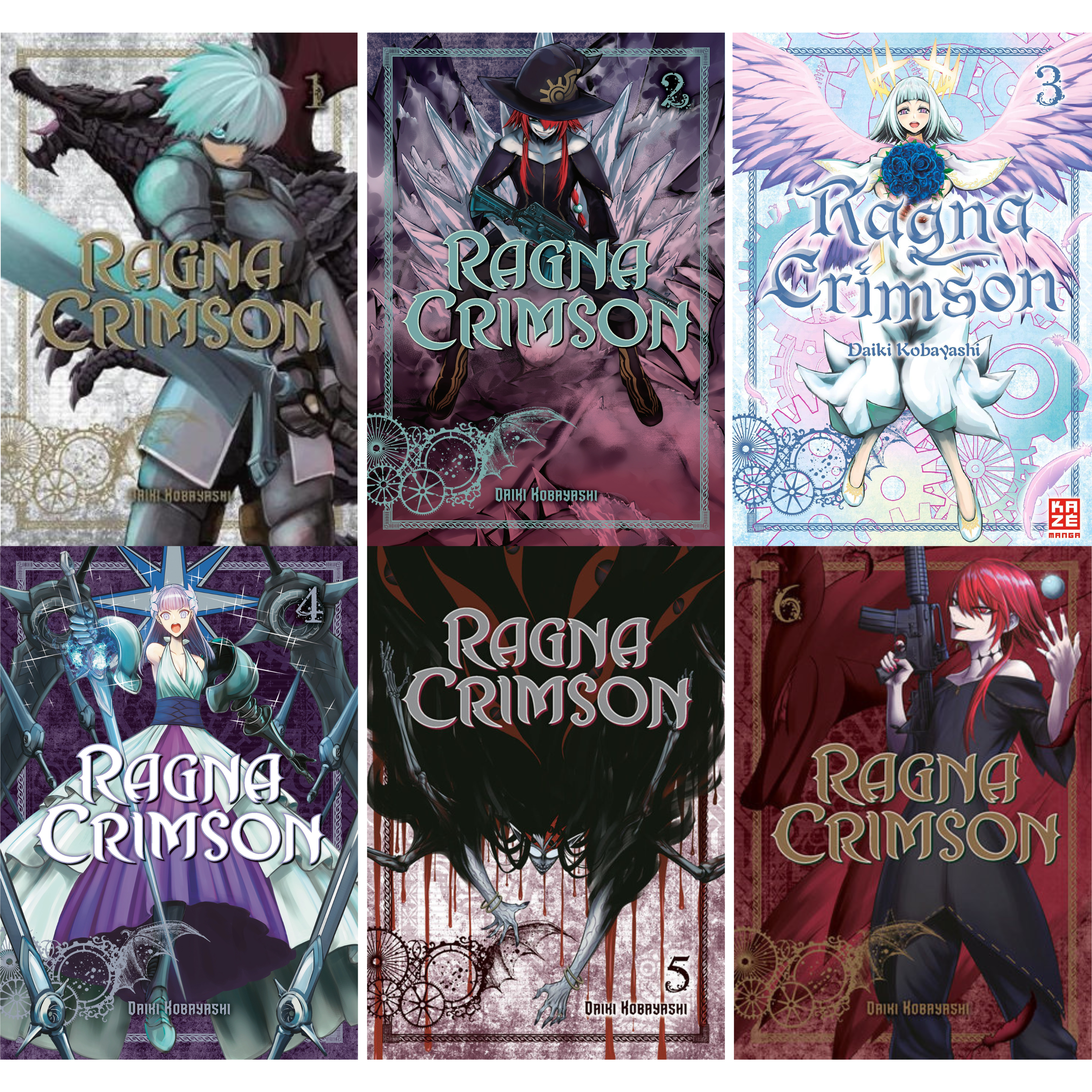 Ragna Crimson Vol 1-6 Manga Bundle