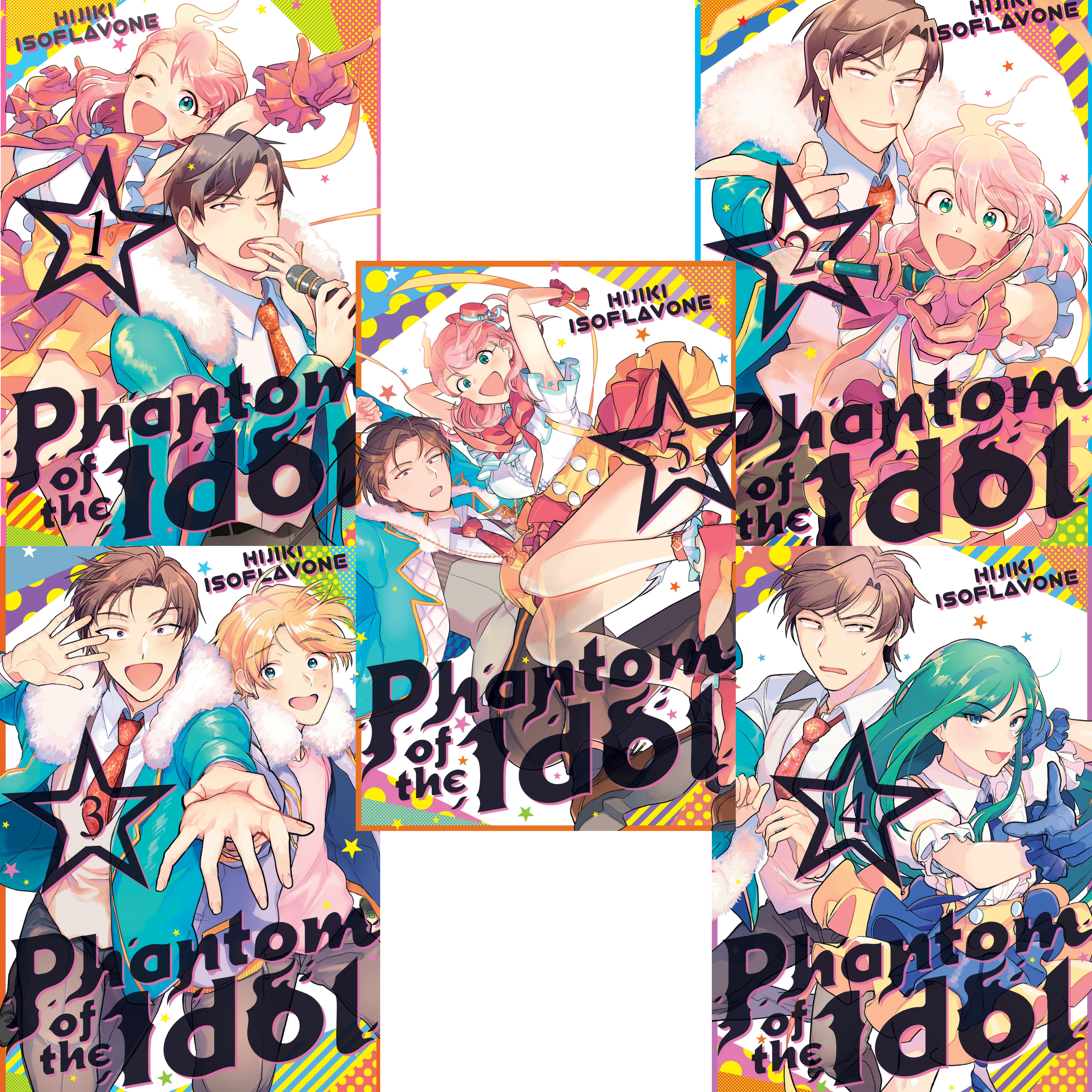 Phantom of the Idol Vol 1-5 Manga Bundle