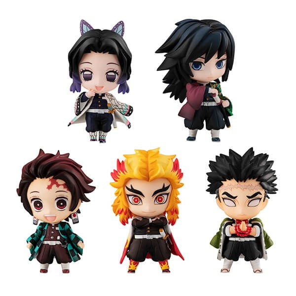 DEMON SLAYER: KIMETSU NO YAIBA - TANJIRO & THE HASHIRAS MASCOT SET A